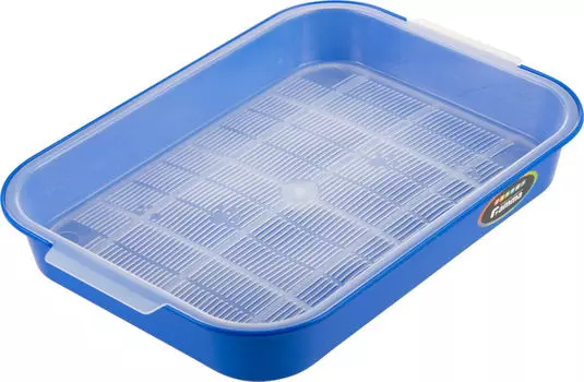 Туалет для кошек Gamma Стандарт комплект 38*28*5.5см в ассортименте