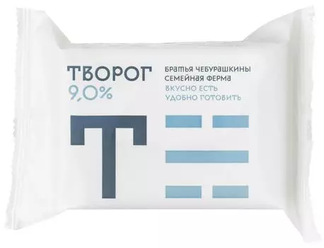 Творог Братья Чебурашкины 9% 200г - Vprok.ru Перекрёсток