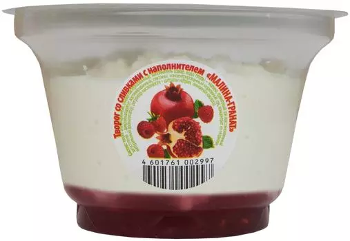Творог ЦарКа со сливками Малина-Гранат 3% 140г