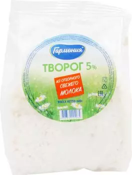 Творог Гармония 5% 600г