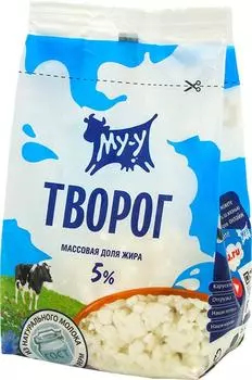 Творог Му-у 5% 300г - Vprok.ru Перекрёсток