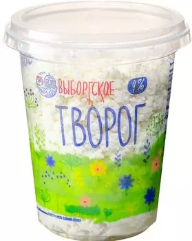 Творог Выборгское 9% 300г