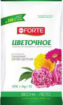 Удобрение Bona Forte комплексное с микроэлементами Цветочное 2.5кг