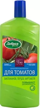 Удобрение Добрая сила органо-минеральное для томатов баклажанов сладкого перца 1л