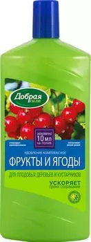 Удобрение Добрая сила органо-минеральное для плодовых деревьев и кустарников 1л