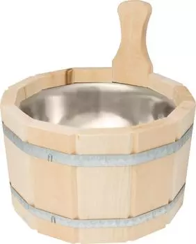 Ушат Банные Штучки Шайка с нержавеющей вставкой 3.5л