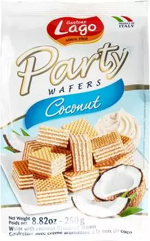 Вафли Gastone Lago с кокосовой начинкой 250г