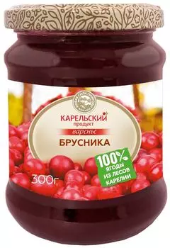 Варенье Карельский продукт Брусника 300г