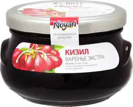 Варенье Noyan Кизил Экстра 450г