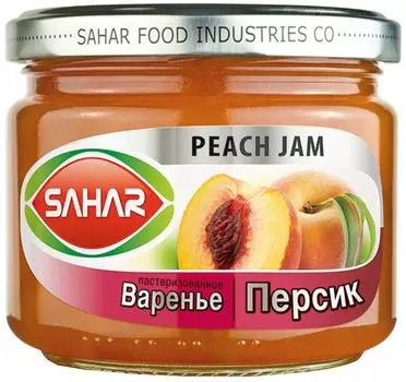 Варенье Sahar из персиков 390г