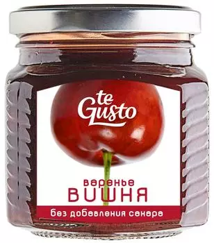 Варенье Te Gusto вишневое 300г