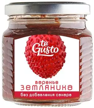 Варенье Te Gusto земляничное 300г