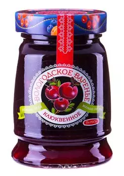 Варенье Вологодское Домашнее Клюквенное 370г