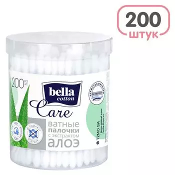 Ватные палочки Bella cotton care 200шт. Закажите онлайн!