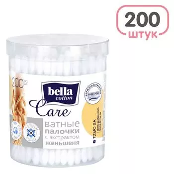 Ватные палочки Bella cotton care 200шт. Закажите онлайн!