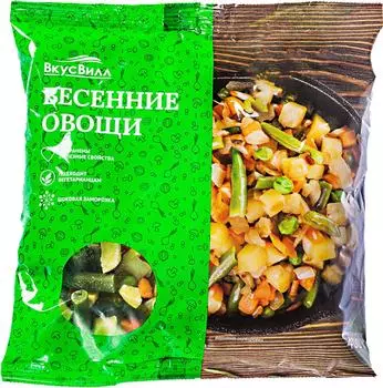 Весенние овощи ВкусВилл свежезамороженные 400г