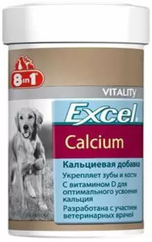 Витамины для собак 8 in 1 Excel Кальций 470 таблеток