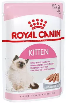 Влажный корм для котят Royal Canin Kitten паштет 85г