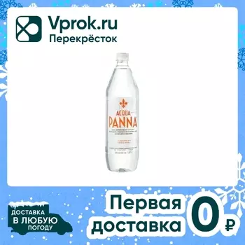 Вода Acqua Panna минеральная природная питьевая негазированная 1л