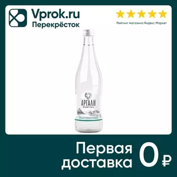 Вода Аргали Мэргэн минеральная природная лечебно-столовая питьевая газированная 500мл