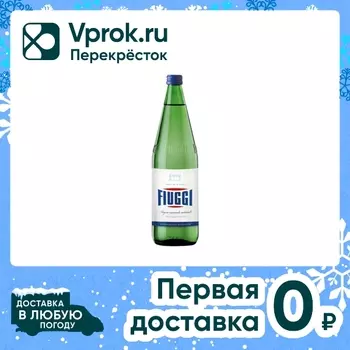 Вода Fiuggi минеральная природная питьевая газированная 1л