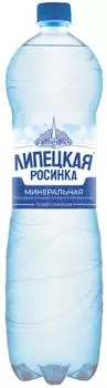 Вода Липецкая минеральная газированная 1.5лс доставкой!