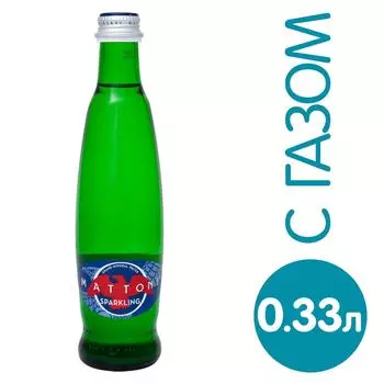 Вода Mattoni газированная 330мл