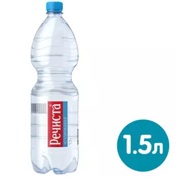 Вода Речиста минеральная негазированная 1.5л