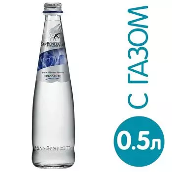 Вода San Benedetto минеральная газированная 500мл