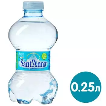 Вода SantAnna минеральная негазированная 250мл