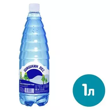 Вода Шишкин Лес питьевая газированная 1лс доставкой!