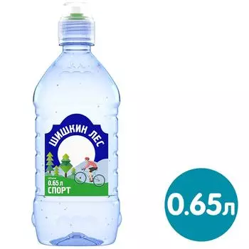 Вода Шишкин Лес Спорт питьевая негазированная 0.65л