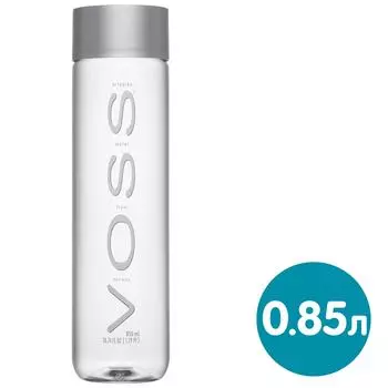Вода Voss артезианская негазированная 850мл