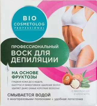 Воск для депиляции Fito Bio Cosmetolog Professional с маслом ши и алоэ вера 350г