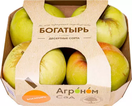 Яблоки Агроном-сад Богатырь 4шт