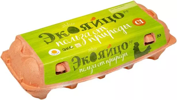 Яйца Волжанин Экояйцо С1 10шт