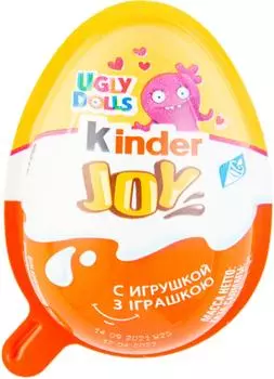 Яйцо с игрушкой-сюрпризом Kinder Joy 20гс доставкой!