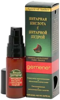 Янтарная кислота Gemene с янтарной пудрой 20мл