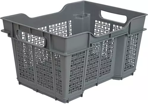 Ящик Violet универсальный серый 16л. Доставим до двери!