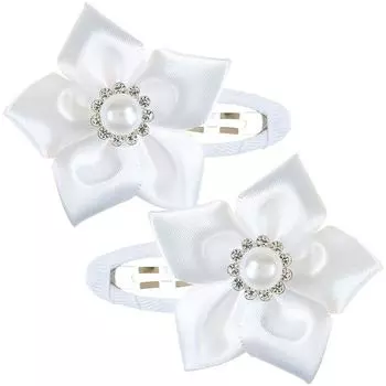 Заколка Babys Joy Белая 2шт