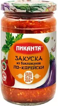 Закуска Пиканта из баклажанов по-корейски 360г