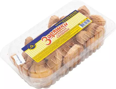 Заряшки Каравай слоеные сахарные 240г