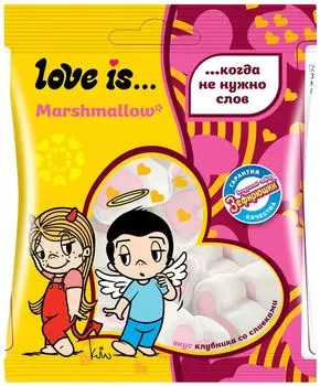 Зефир Love is Marshmallow воздушный для десертов 125г
