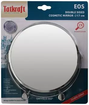 Зеркало Tatkraft Eos косметическое настольное 17см