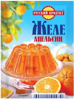 Желе Русский продукт Апельсин 50г - Vprok.ru Перекрёсток
