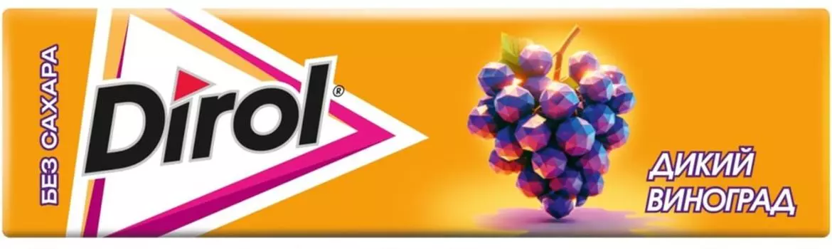 Жевательная резинка Dirol Дикий виноград 13.6г