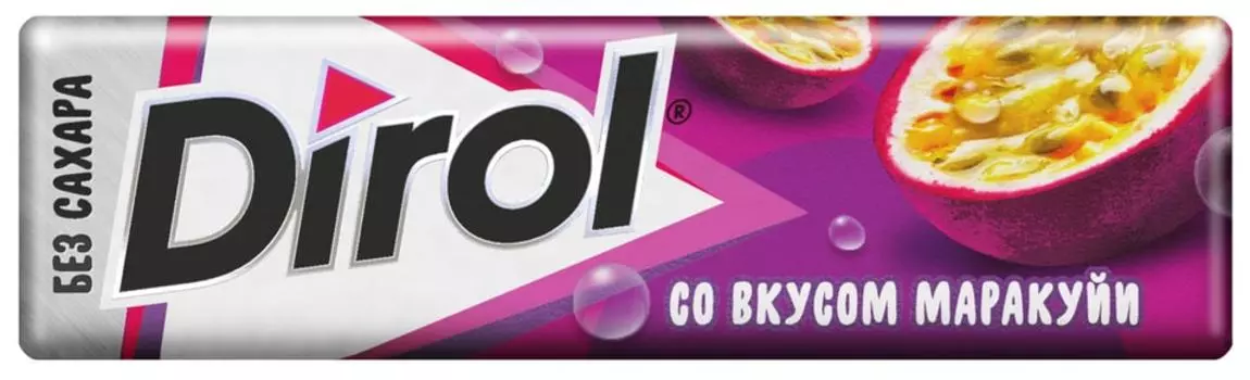Жевательная резинка Dirol Маракуйя 13.6гс доставкой!