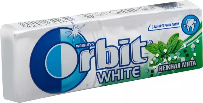 Жевательная резинка Orbit White Нежная мята 13.6г