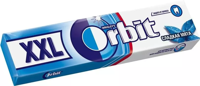 Жевательная резинка Orbit XXL Сладкая мята 20.4г