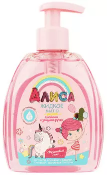 Жидкое мыло Алиса Чистота и защита ручек 300мл
